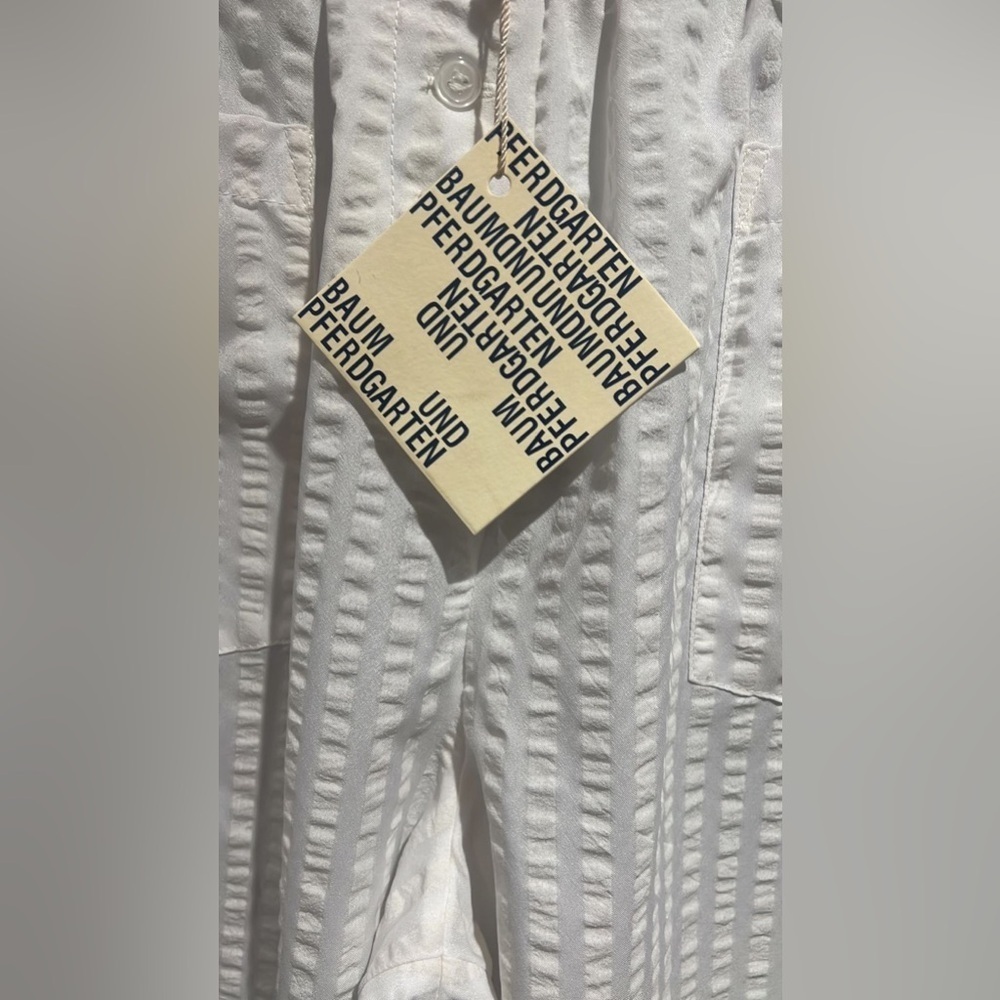 NWT Baum Und Pferdgarten Elegant White Women's pants size 38 - Picture 9 of 10